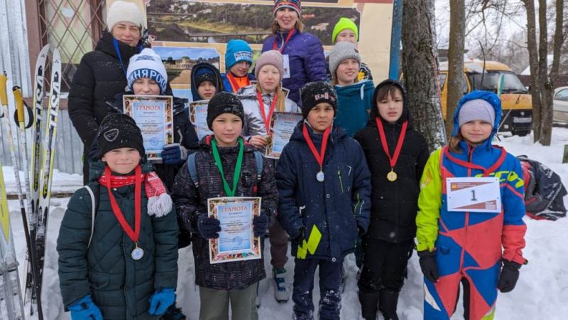18 февраля 2024 г. наши ребята приняли участие в Зубцовской лыжне, которая проходила на городском стадионе